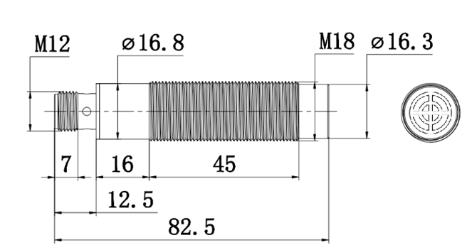 Συμπαγής RFID διεπαφή συσκευών M12 HF Modbus RS485 για τη διανεμημένη γραμμή παραγωγής 1