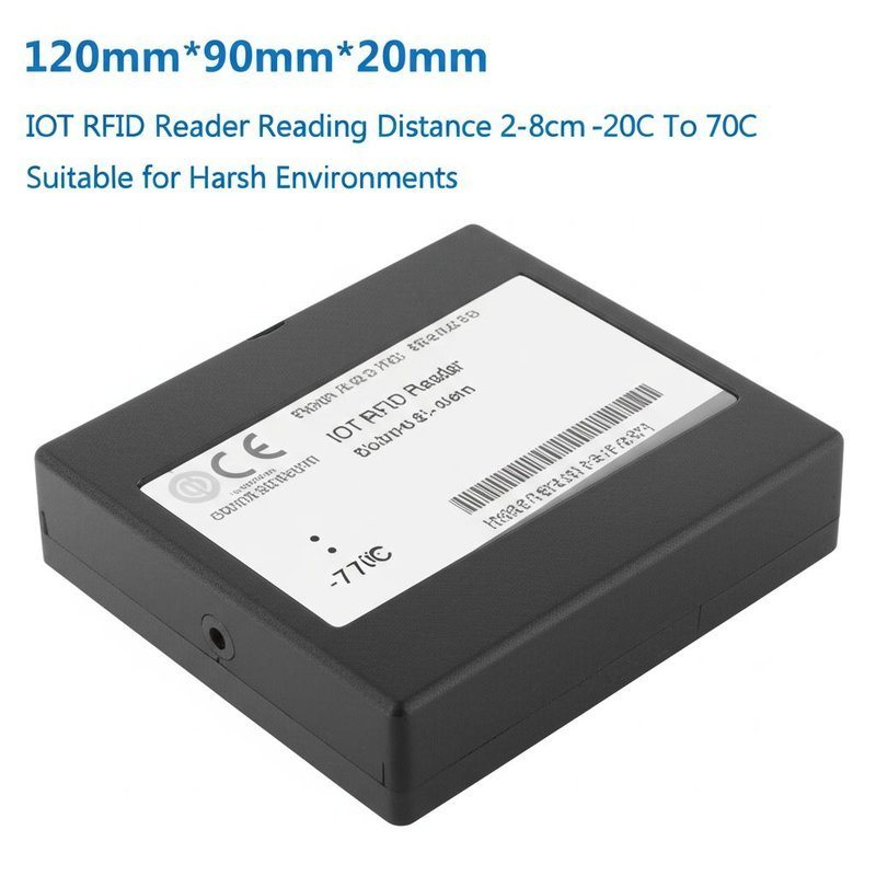 Compact 120mm*90mm*20mm IOT RFID Reader with 2-8cm Reading Distance and 50-100 Tags/s Speed for Efficient Data Collection